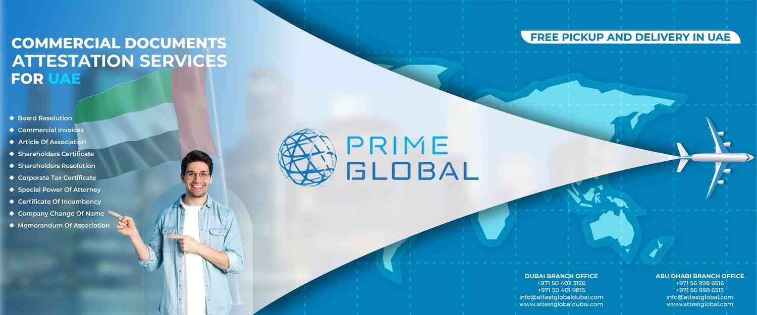 commercial documents attestation services in the uae