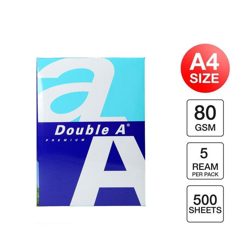 Double A A4 80 gsm premium multipurpose paper