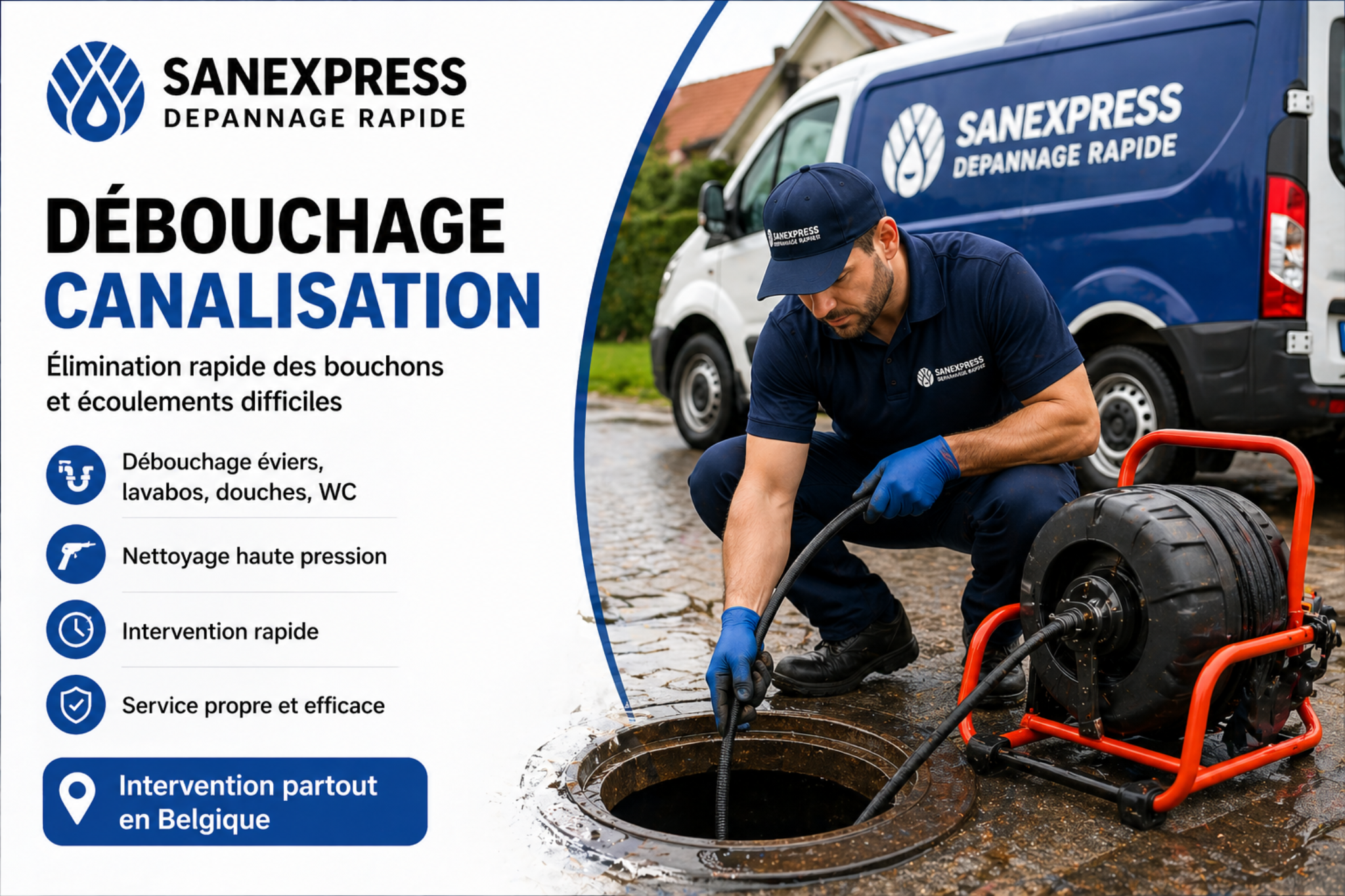 Débouchage Liège – Service Rapide 24/7