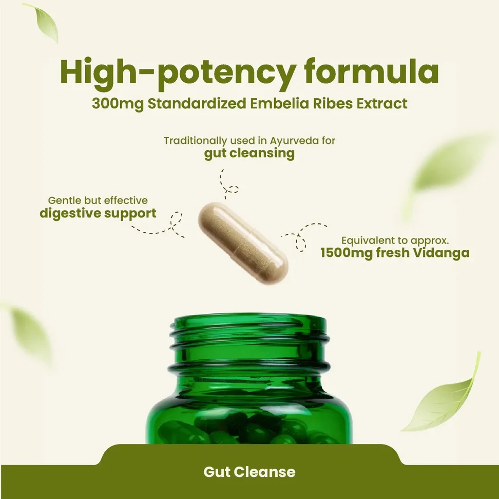 Vanan Vidanga Capsules for Digestive Wellness & Gut Health