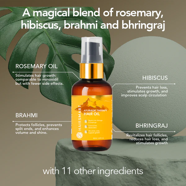 Regrow Hair With Ayurvedic Hair Growth Oil