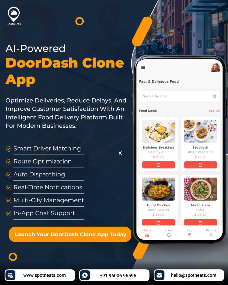 DoorDash Clone for Modern Food Delivery Startups