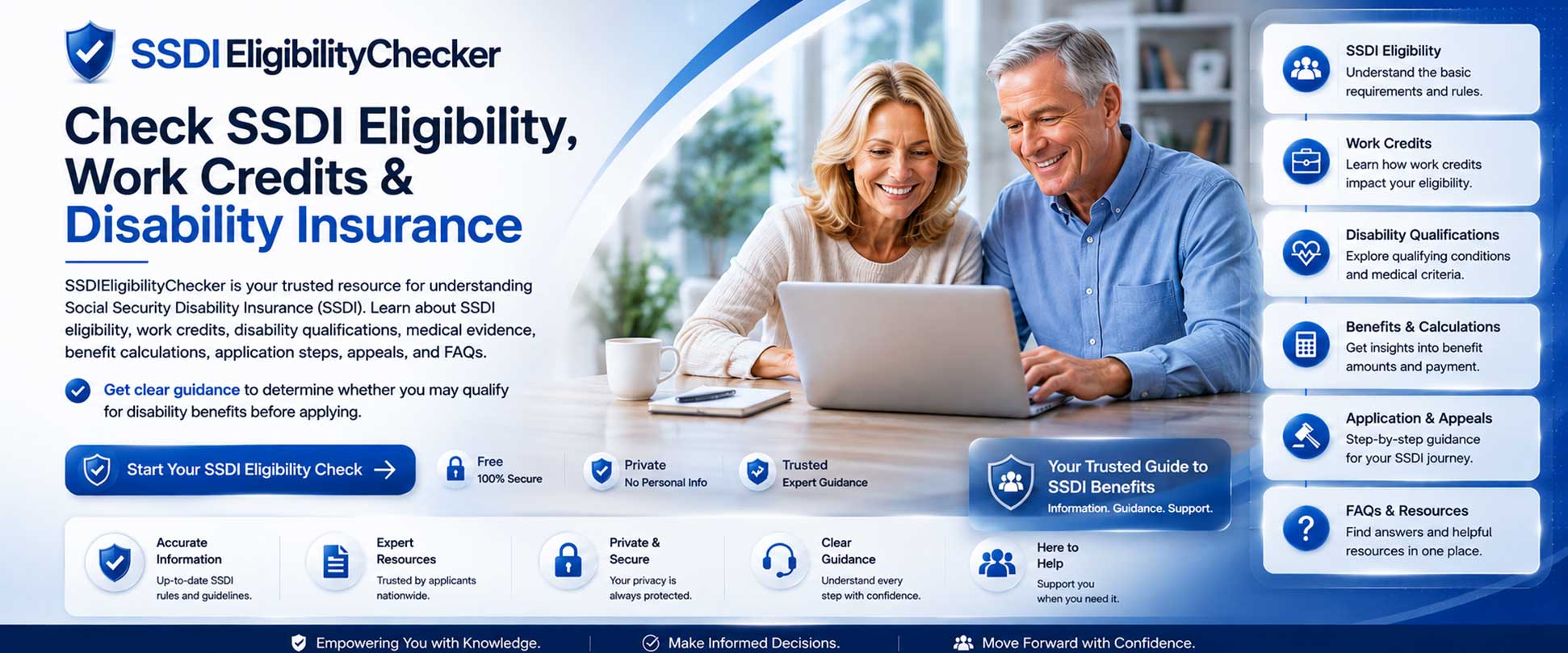SSDIEligibilityChecker – Check SSDI Eligibility, Work Credits & Disability Insurance