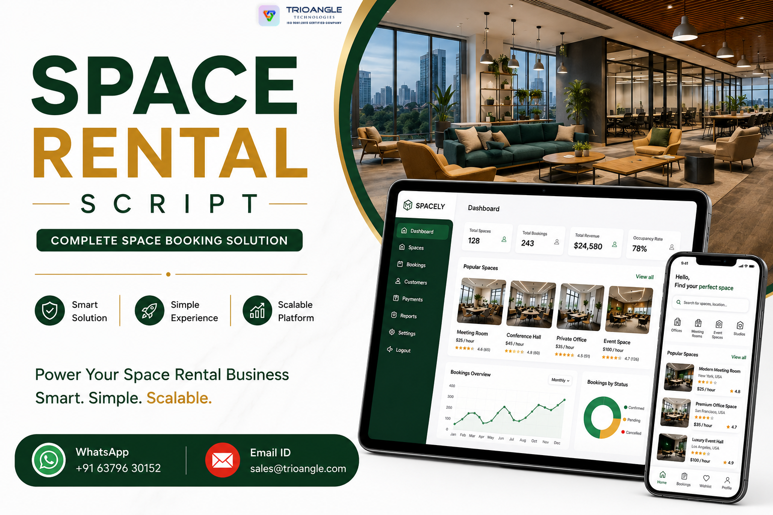 Space Rental Script - Planning to Launch a Space Rental Platform?