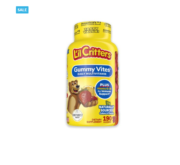 Lil Critters Gummy Vites Multivitamin – 190 Gummy Pack