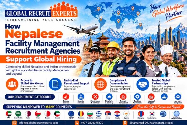 How Nepalese Facility Management Recruitment Agencies Support Global Hiring